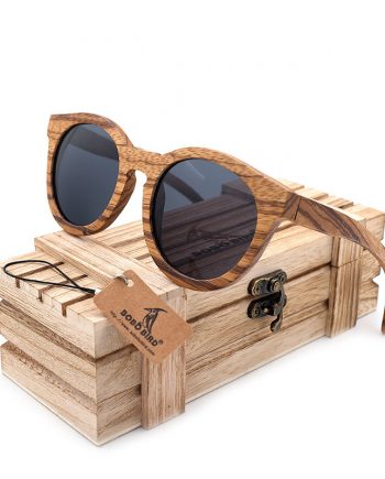 Wooden eco-friendly men's sunglasses