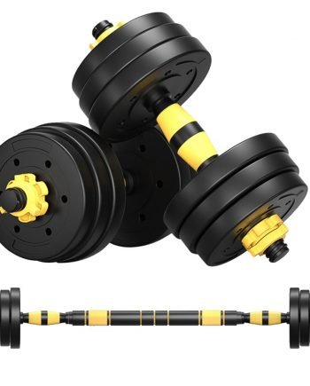 Adjustable Weights Dumbbells Set, Free Weights Set With Connecting Rod 20KG