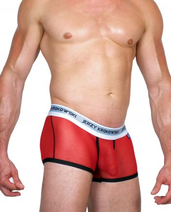 Transparent Trunks - red