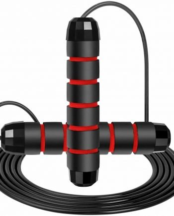 Jump Rope Tangle-Free Rapid Speed Jumping Rope Cable with Ball Bearings Steel Skipping Rope Gym Fitness Home Exercise Slim Body